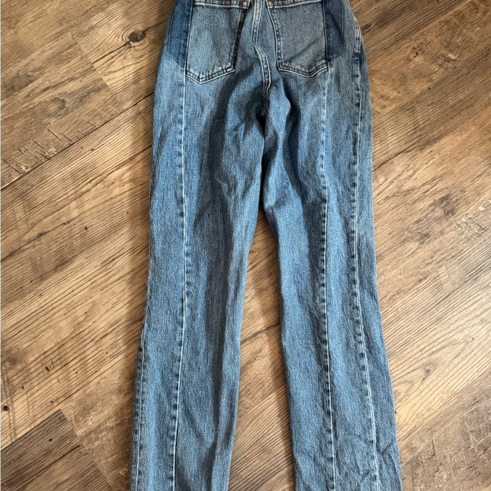 Abercrombie & Fitch Blue Straight Leg Jeans